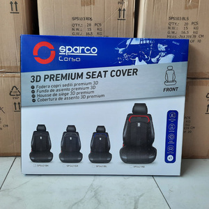 Lót ghế da cao cấp cho xe ô tô SPARCO SPS421BK