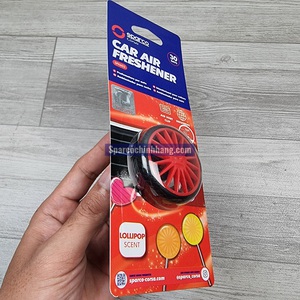 Tinh dầu khô SPARCO Racing Wheel hình bánh xe màu đỏ - Hương Lollipop SPA603
