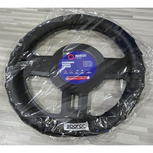 Bọc Vô Lăng SPARCO SPS143BK DCUT (Dành riêng cho xe vô lăng nhỏ VinFast VF6 & VF7)