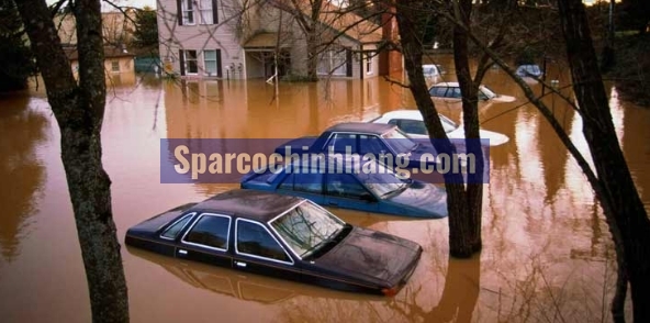 Ô tô bị ngập nước sẽ làm giảm giá trị xe rất nhiều