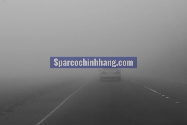 Luôn tập trung khi lái xe trong sương mù