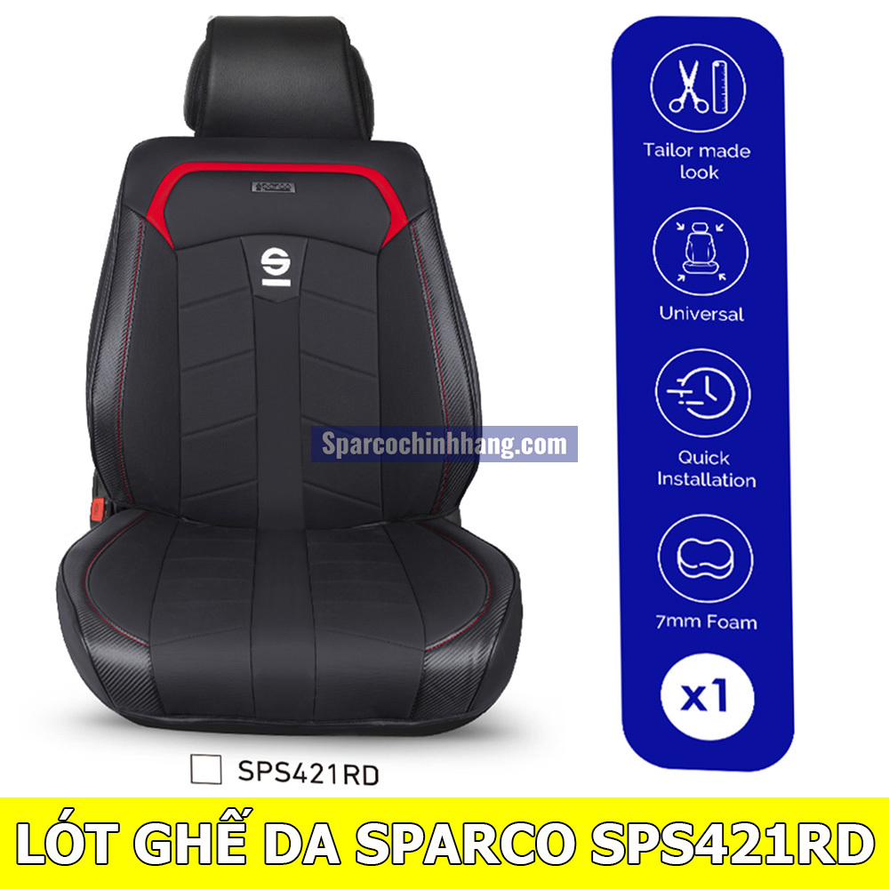Lót ghế da SPARCO SPS421RD