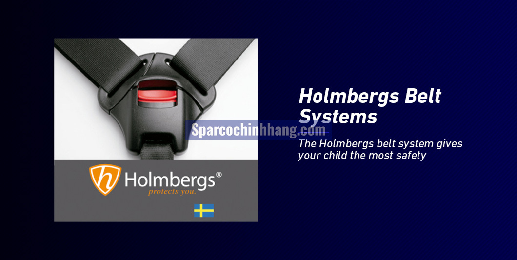 Hệ thống đai an toàn Holmbergs trên ghế trẻ em SPARCO